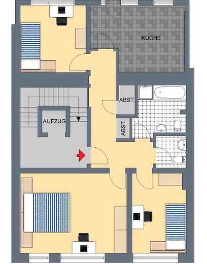 Plan Wohnz. aktuell ohne Wand