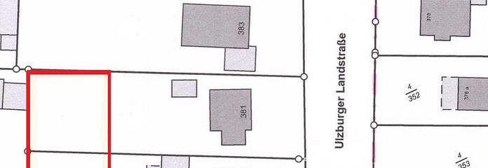क्विकबोर्न हाइडे में भवन-निर्माण भूखंड – Lageplan Teilflächen 1+2
