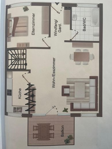 Maisonettewohnung in Amberg bei Buchloe – 1.OG 