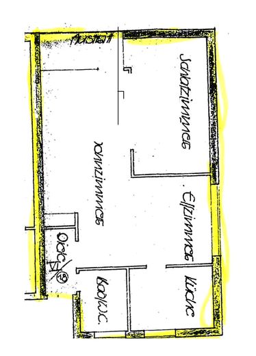 Grundriss der Wohnung