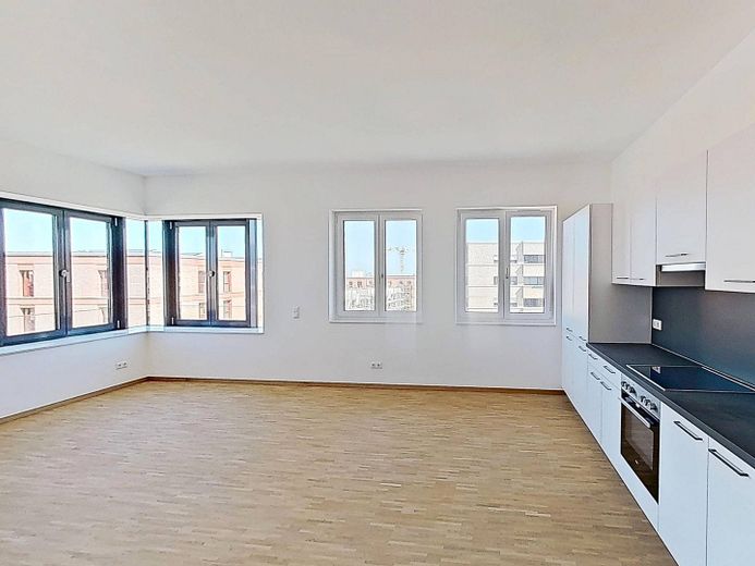 HOGAR DE ENSUEÑO EN PRIMERA OCUPACIÓN: Luminoso piso de 3 habitaciones con COCINA AMUEBLADA – Ansicht I: Wohn- und Esszimme…