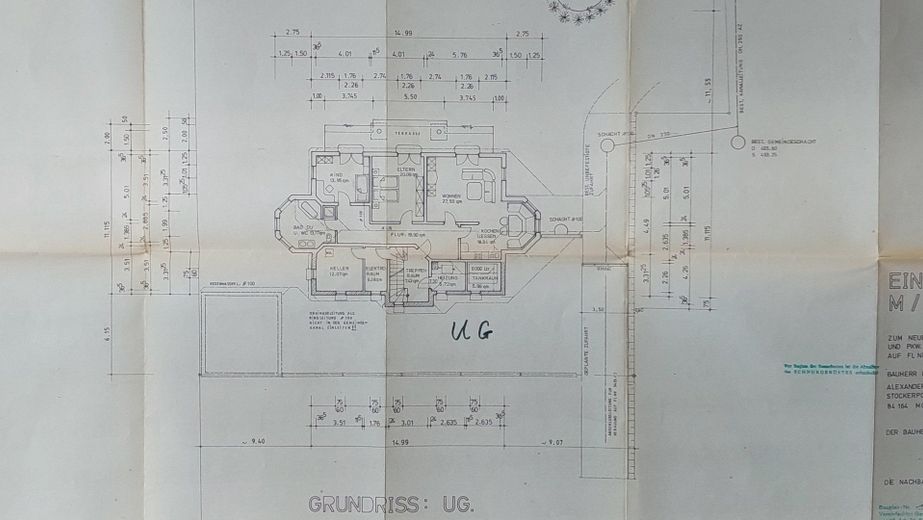 Grundriss Untergeschoss