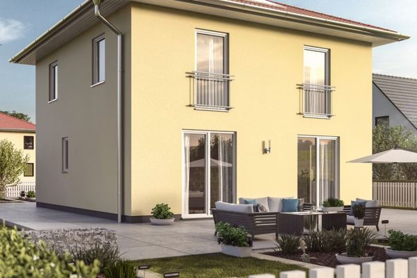 Stadtvilla im OT von Heusweiler, verkehrsgünstig gelegen, Saarbahnanschluss, Massivhaus von Town & Country Eff55 GEG, Preis incl. Grundstück
