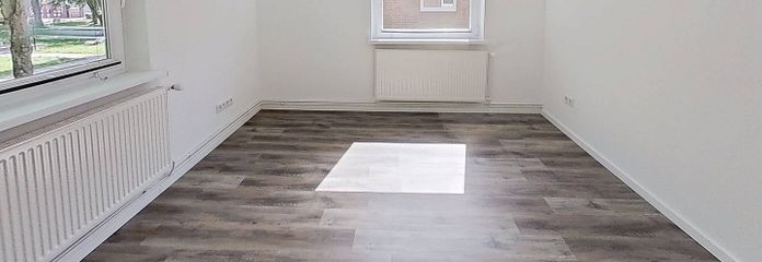 Ansicht I: Wohn- und Esszimmer