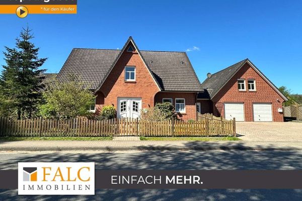 Top gepflegtes Einfamilienhaus mit Einliegerwohnung und Praxis in schöner Lage von Oldendorf