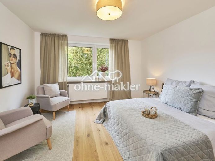 First occupancy after renovation: Bright 3-room apartment with green inner courtyard & sunny balcony in a top location – Foto 1