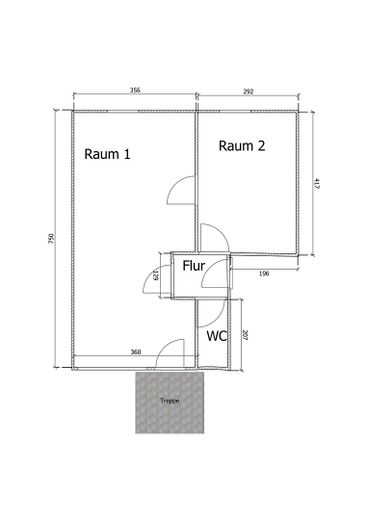 Rüsselsheim, superficie ufficio / ufficio di agenzia / locale commerciale / studio professionale – Grundriss