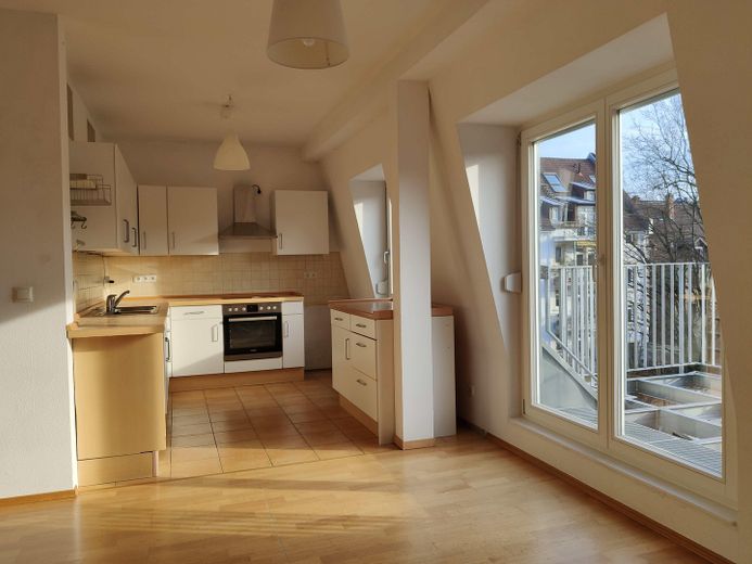 Wohnraum  mit Küche