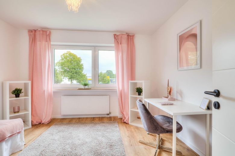 Bezugsfrei & modern: Helle 3-Zimmer-Wohnung mit Balkon – Kinderzimmer