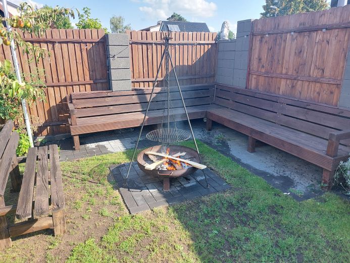 gemütliche Feuerecke