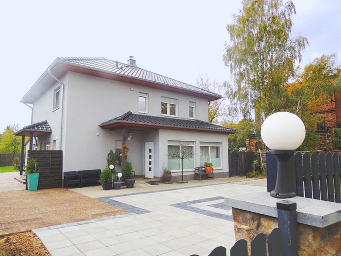 Energieeffizientes Traumhaus - Flexibles Raumkonzept mit Einliegeroption – Hausansicht von Straße