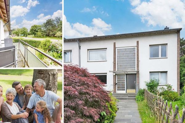 PHI AACHEN - Charmantes Zweifamilienhaus mit zwei Garagen und Garten in ruhiger Lage von Aachen!