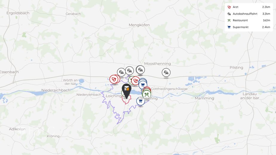 Charmantes Einfamilienhaus mit großzügigem Grundstück – Lageplan