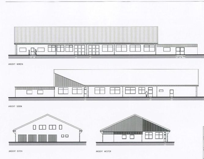 Freshly renovated! 885m² Elegant & Attractive commission-free commercial space in Winsen (Luhe) – Aussenansichten