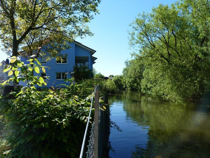 Blick vom Hotelgarten