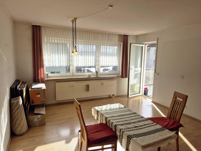 Wohnzimmer Austritt Balkon