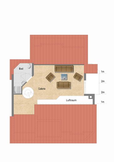 Tolle Lage: Hochwertige 3,5-Zimmer-DG-Galeriewohnung mit 2 Balkonen, 2 Bädern, TG und guter Rendite – DG2