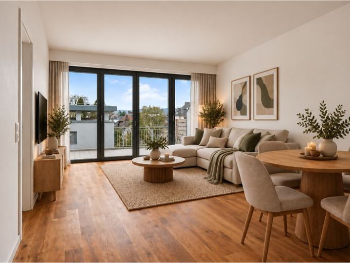 Alles außer gewöhnlich! Architektonisch besonderes Penthouse mit Weitblick – Foto 1