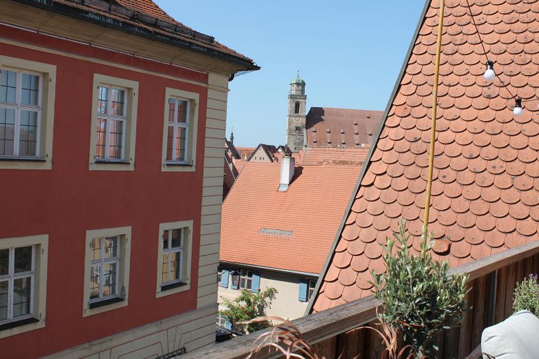 Blick Dachterrasse Wohnung 1