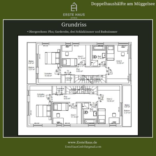 Neubau-Doppelhaushälfte A+ in Berlin-Müggelheim – 150 m², große Dachterrasse, provisionsfrei – Foto 17