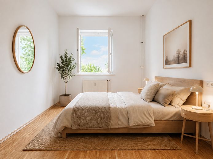 Jasne, loftowe mieszkanie 3-pokojowe, Prenzlauer Berg przy Volkspark Friedrichshain – Zimmer 1 / Schlafzimmer