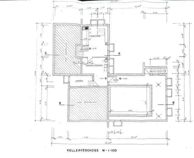 Grundriss Kellergeschoss