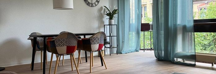 Wohnzimmer Blick Esstisch