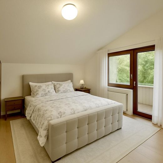 Schlafzimmer mit Balkon
