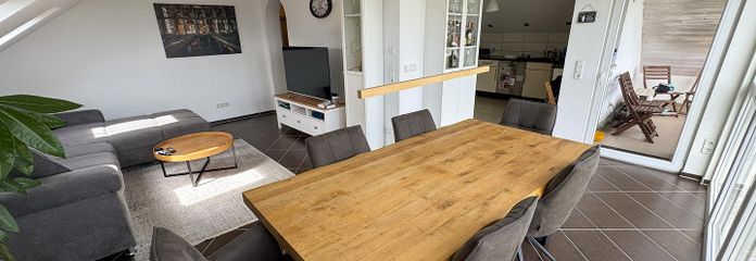 Wohnzimmer, Küche, Split-Klima