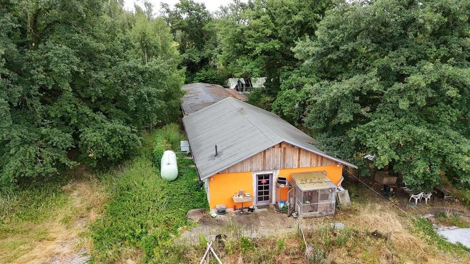 Ehemalige Gärtnerei mit Wohnhaus am Waldrand in Dessau-Kochstedt – Außen Sicht Haus
