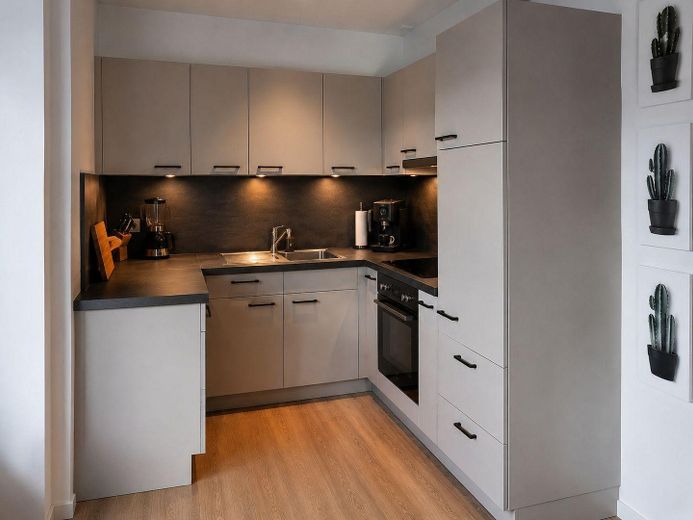 2-Zimmer-Wohnung in bester Altstadtlage – Erstbezug nach kompletter Modernisierung – Entwurf Einbauküche