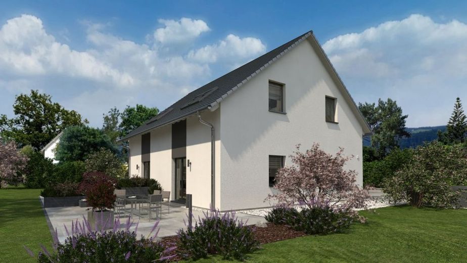 DAS DOMIZIL FÜR KLEINFAMILIEN – Ansicht Garten