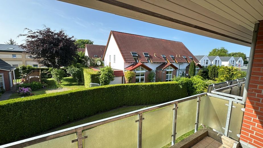 Blick vom Balkon 