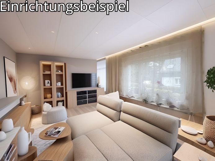 Charmante Doppelhaushälfte mit großem Garten in begehrter Lage... – Wohnzimmer