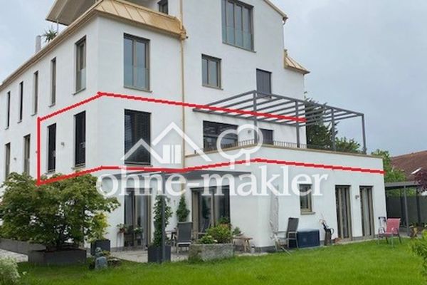 Traunstein’in en gözde konumunda! Geniş çatı teraslı, yeni yapılmış özel 2 odalı daire
