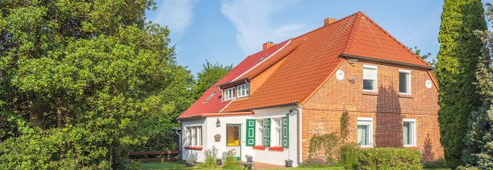 Kapitänshaus inkl. Baurecht für weiteres FH/EFH – Kapitänshaus/Frontansicht