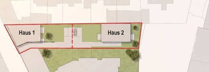 971 m² Grundstück in zentraler Lage von Walldorf mit Entwicklungspotenzial für 2 Mehrfamilienhäuser