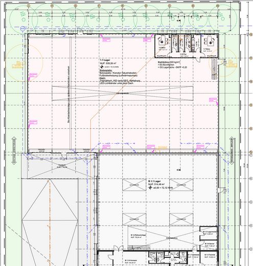 Nagelneue Multifunktionshalle || individualisierbar - Fertigstellung 03/2027 – Grundrisse
