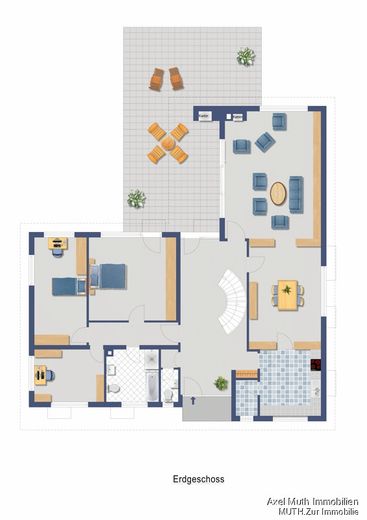 EG Wohnen auf einer Ebenebach_