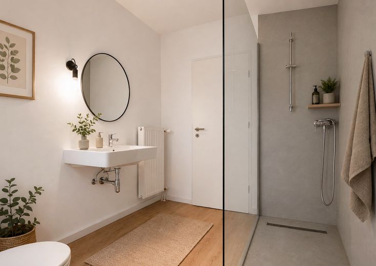 Wohlfühlen ohne Barrieren – komfortable Wohnung in attraktiver Wohnanlage – Duschbad