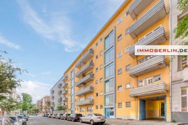 IMMOBERLIN.DE - शांत साइड स्ट्रीट में बालकनी वाला बेहद सुखद अपार्टमेंट