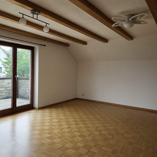 Parkett, Balkontür im Wohnzim 