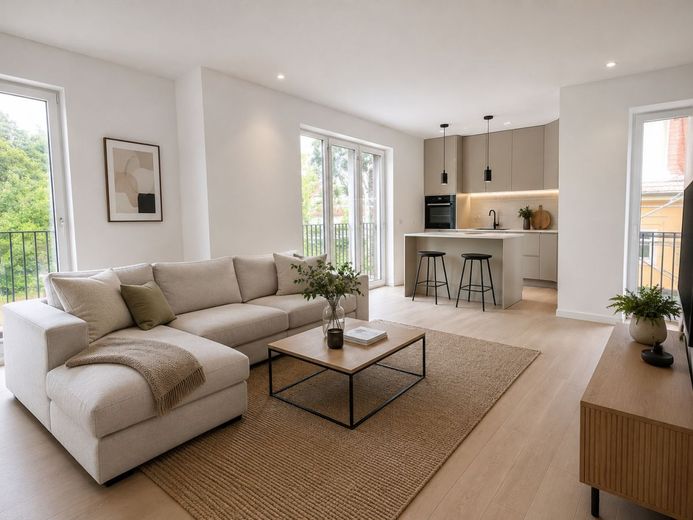 OPTIMALER GRUNDRISS - SCHÖNE 4-RAUM WOHNUNG – Wohnzimmer
