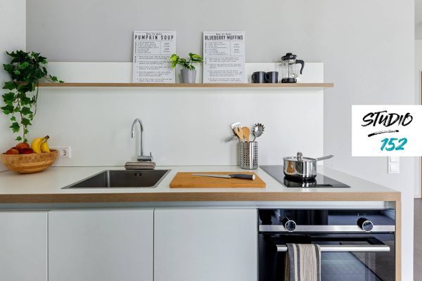 Studio 152: Möbliertes Studenten-Apartment mit EBK, ALL-IN-MIETE, UVM. im Herzen Wiesbadens