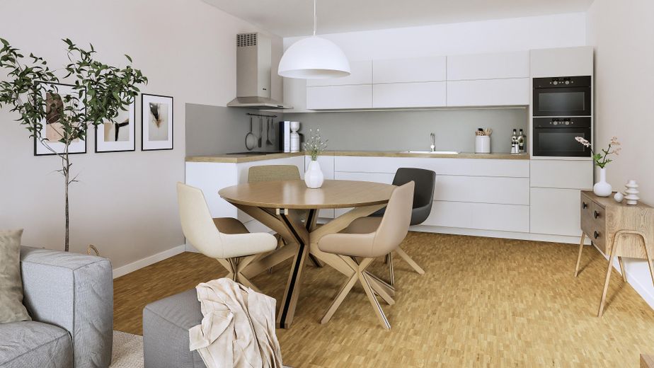 Kapitalanlage mit Substanz: 3-Zimmer-Neubauwohnung in Köln-Müngersdorf – Kochen / Essen