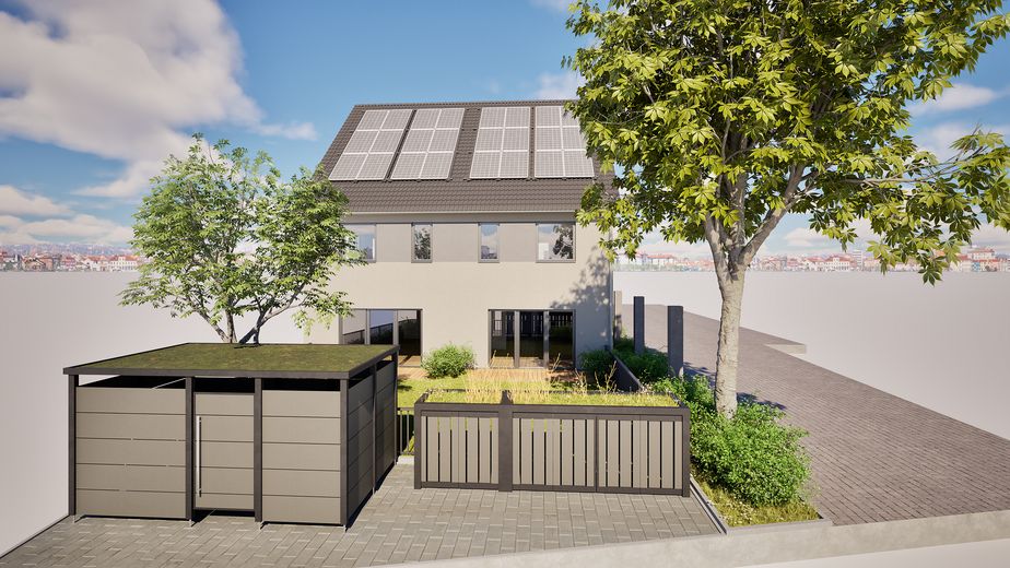 Casa nueva de ensueño en el núcleo antiguo de Herxheim – 2 casas adosadas modernas – Foto 5