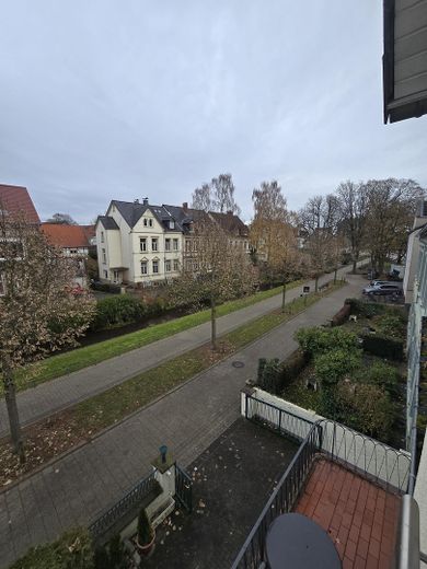 Blick aus dem Wohnbereich