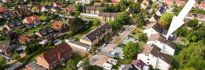 Seltene Gelegenheit: 12 Wohneinheiten in Ostseenähe provisionsfrei kaufen – Luftbild - Küste