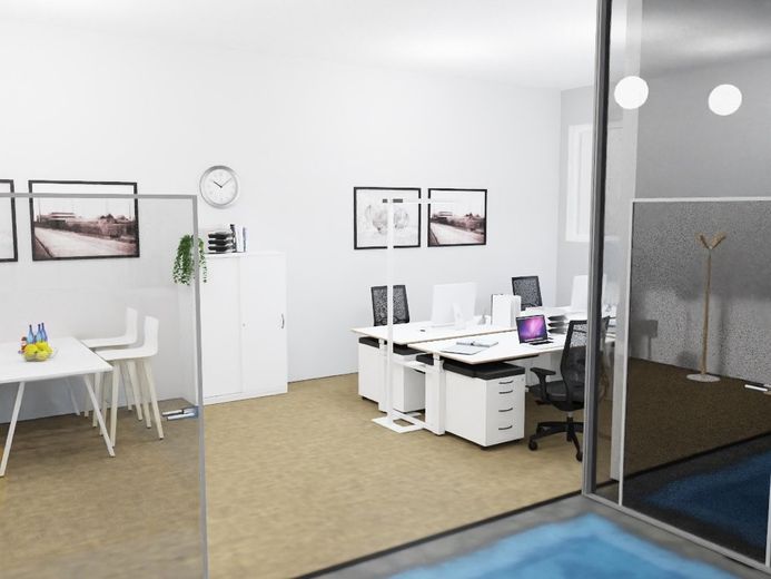 Glaswerk / 4er Büro