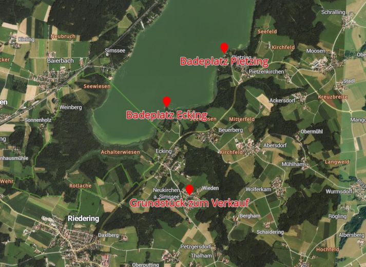 Działka pod dom jednorodzinny w Riedering - Neukirchen 668 m² – Zdjęcie 2